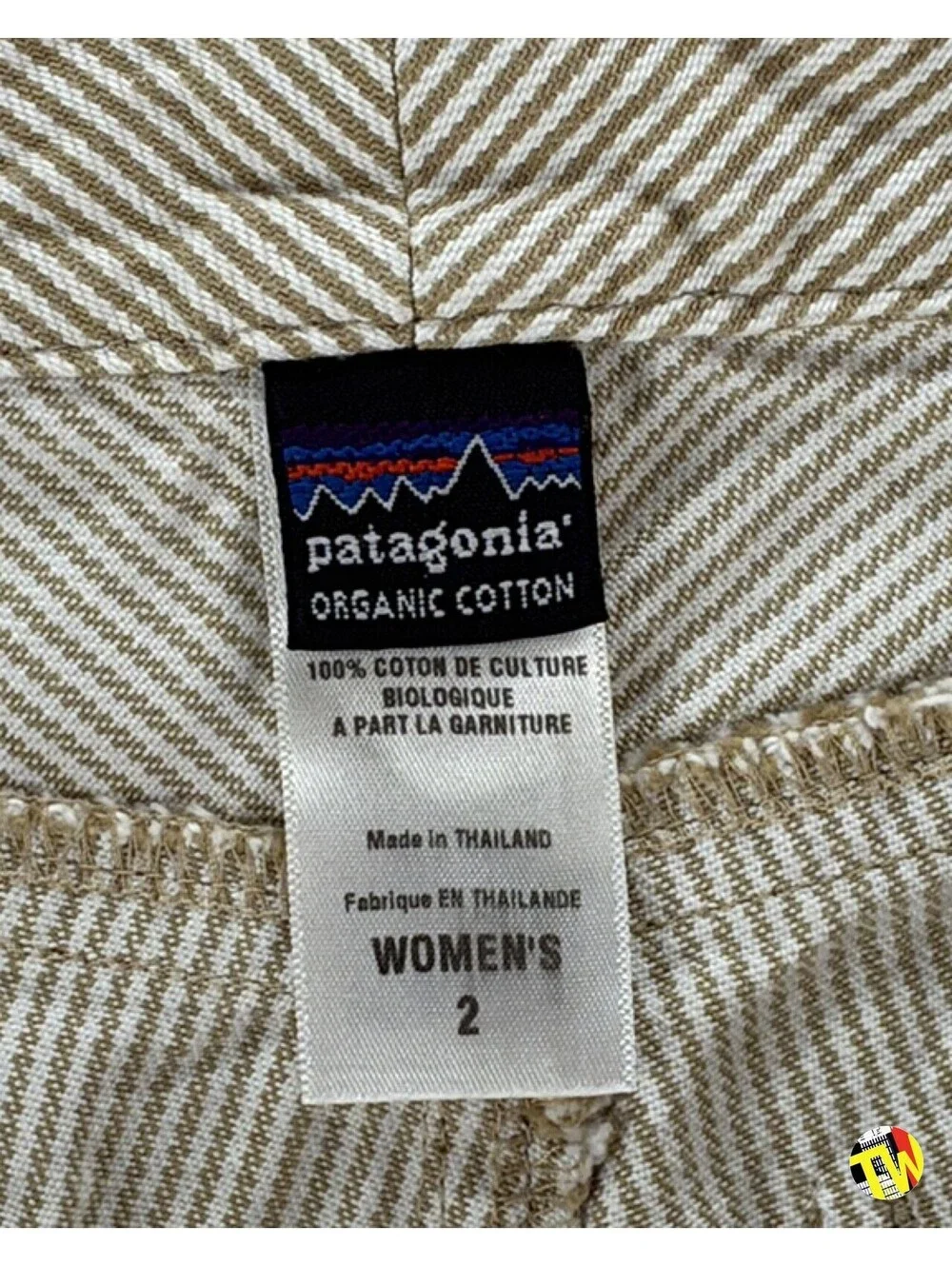 Patagonia Women's Organic Cotton Shorts Hickory Stripe
